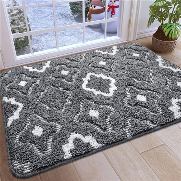 32"x20", Absorbent Non-Slip Entry Rug, Machine Washable Low-Profile Door Rugs - Picture 1 of 6